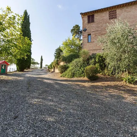 360 Degree View Over The Tuscan Hills Buonconvento Exterior photo