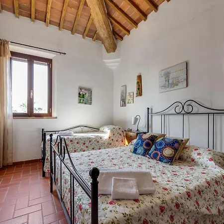 360 Degree View Over The Tuscan Hills Buonconvento Exterior photo