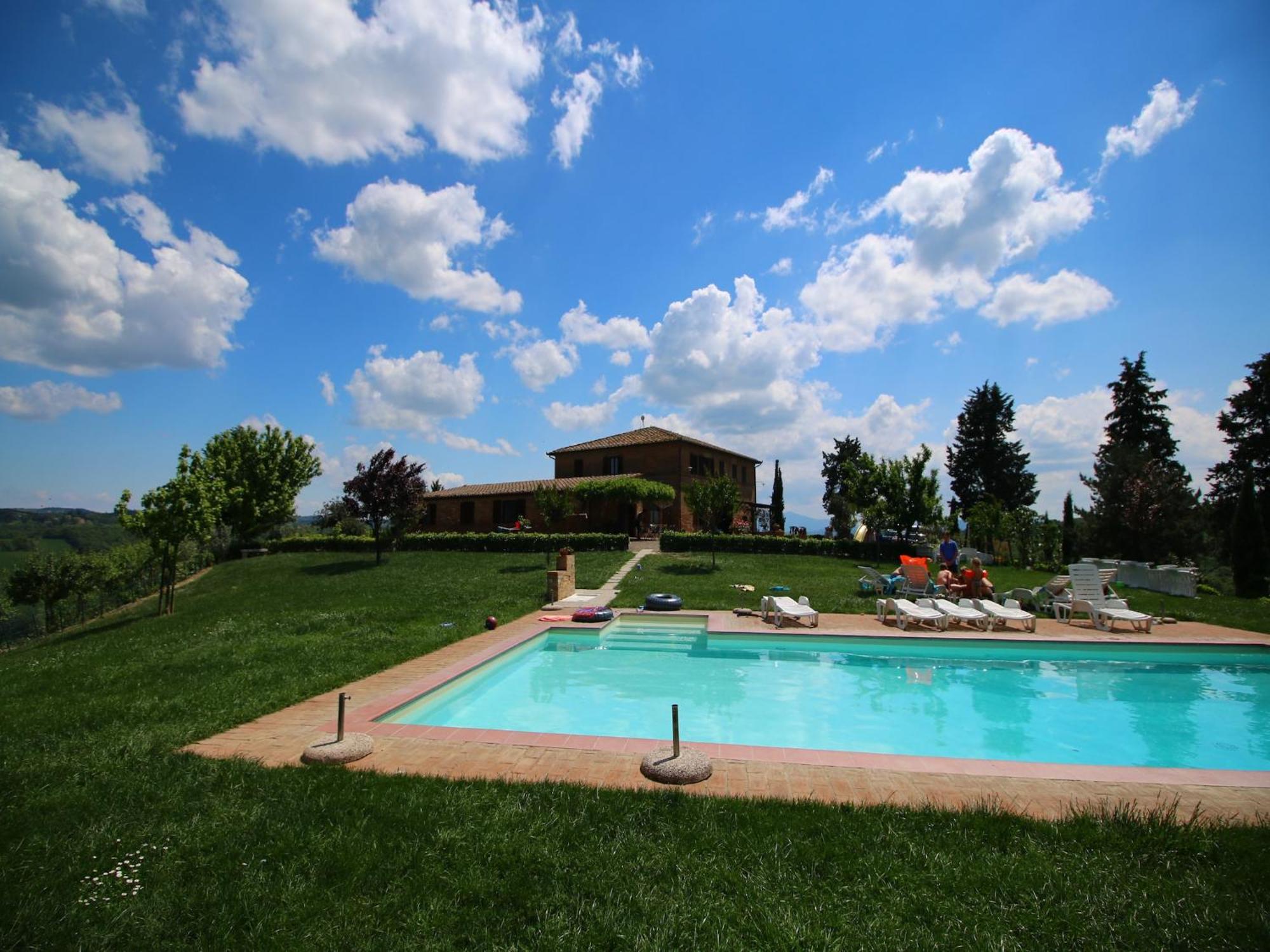 360 Degree View Over The Tuscan Hills Buonconvento