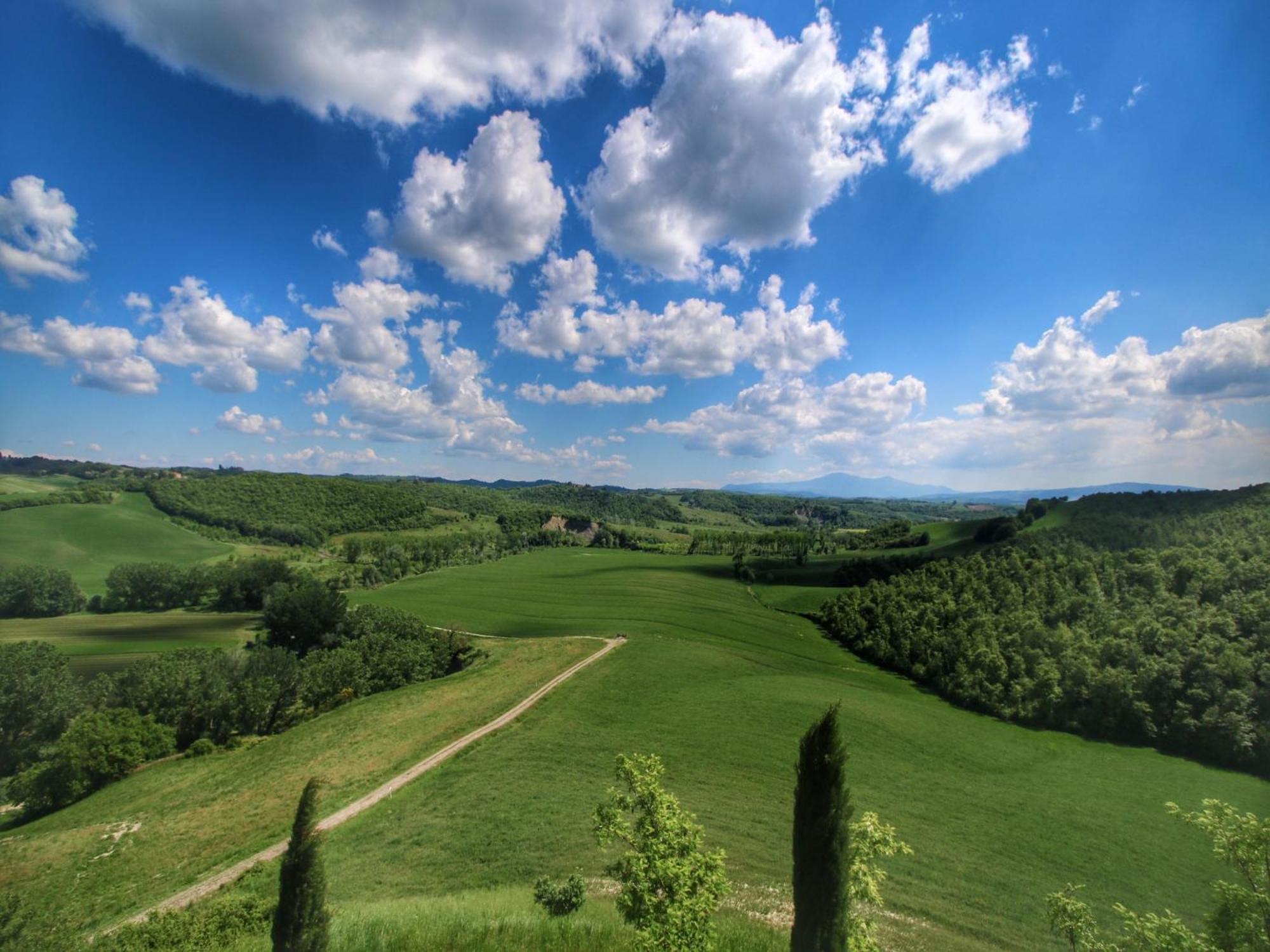360 Degree View Over The Tuscan Hills * Buonconvento