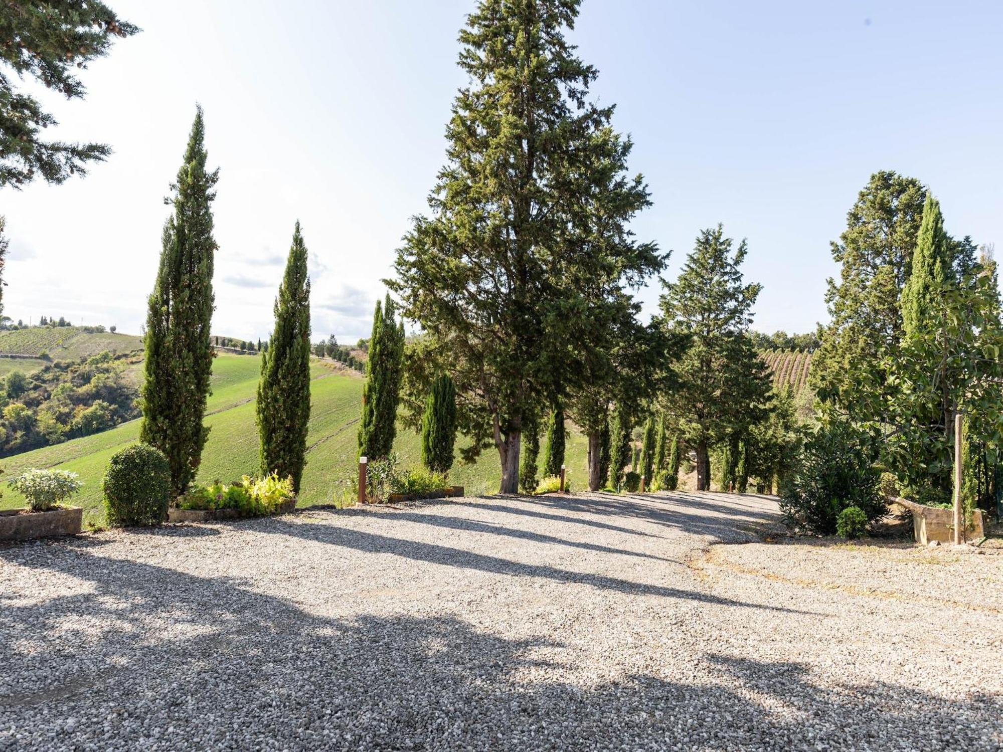 360 Degree View Over The Tuscan Hills Buonconvento