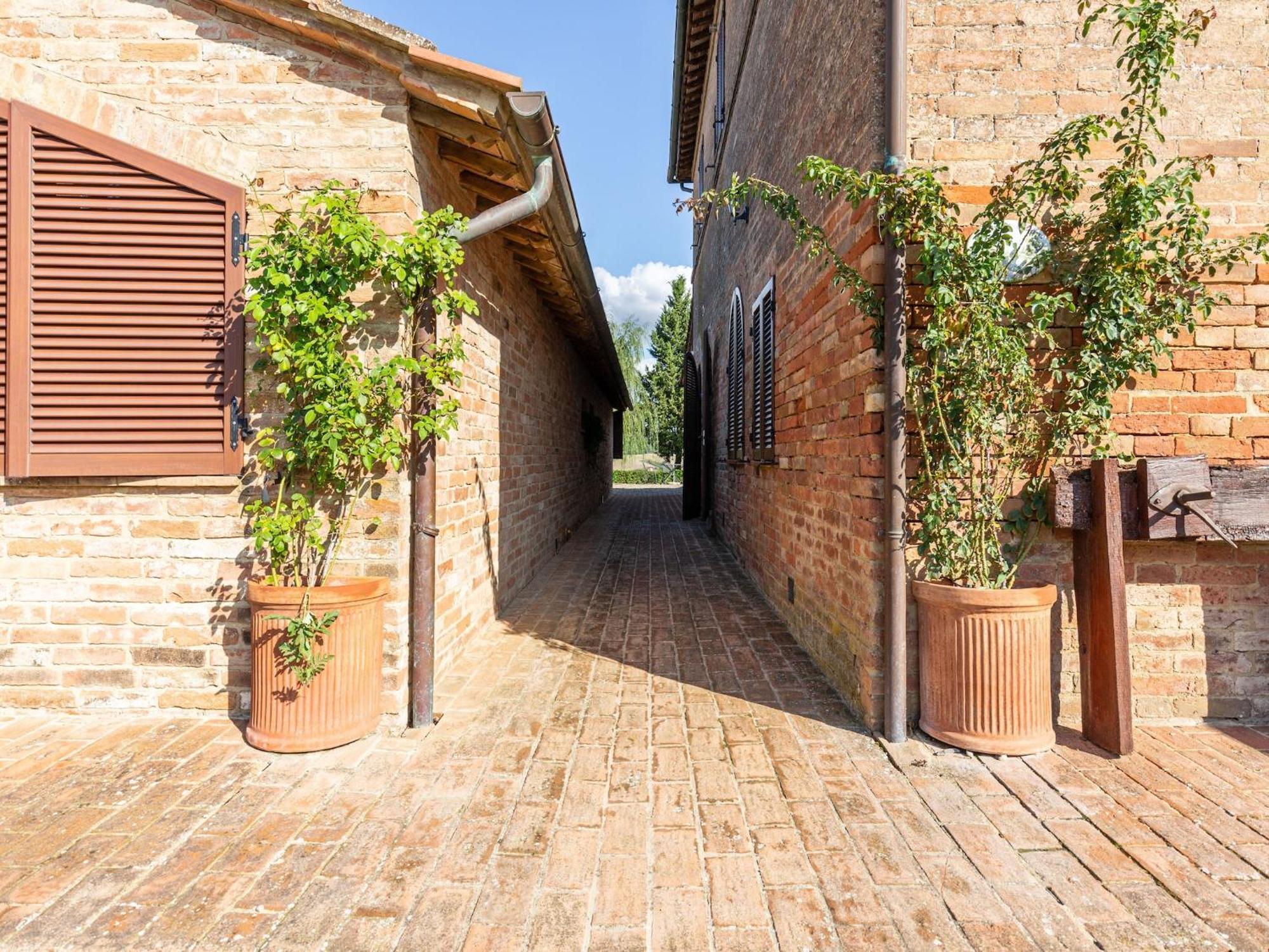 360 Degree View Over The Tuscan Hills Buonconvento